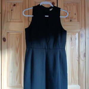 NWTS LOFT Black Sleeveless Halter Fit & Flare Dress – Size 8P